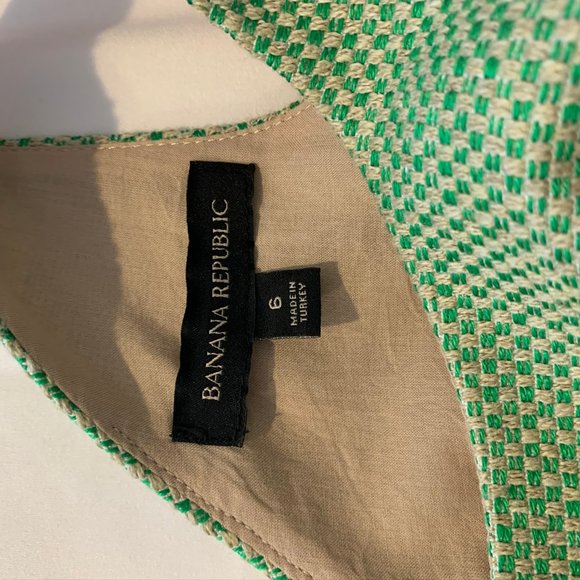 Banana Republic green tweed shell tank - Picture 3 of 3